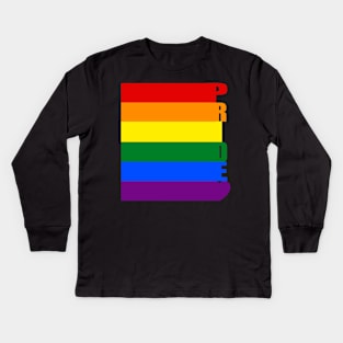 Gay Pride Kids Long Sleeve T-Shirt